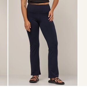 Wool& Summit Straight Leg Pocket Legging Navy Regular Length L